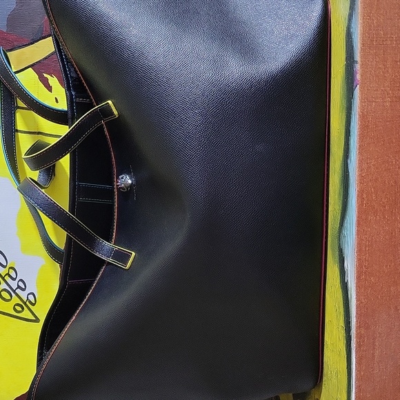 Kurt Geiger Richmond Rainbow Trim Shopper, Large Tote Bag - Picture 2 of 12